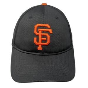 Team MLB San Francisco Giants Strapback Baseball Cap Hat Black One Size MLB